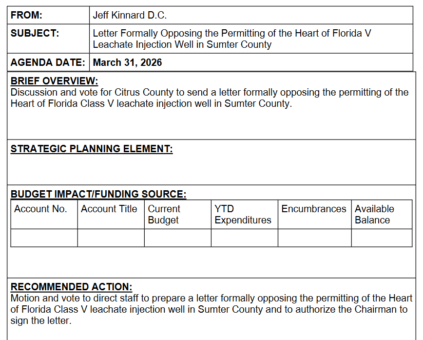 What's Going on in Sumter?